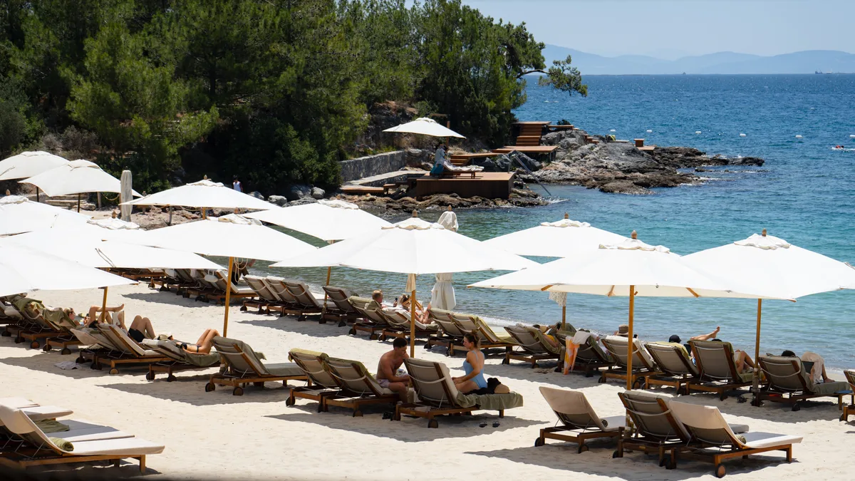 Privéstrand van Six Senses Kaplankaya